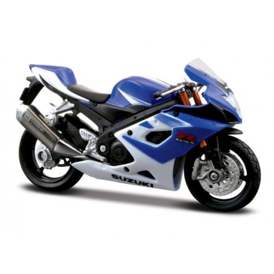 Machetă moto Maisto [1:18] - Suzuki GSX-R1000 - Blue/White